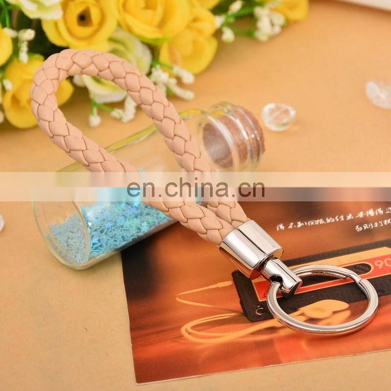 2016 Newest Style Simple Style High Quality Woven Rope Keychain