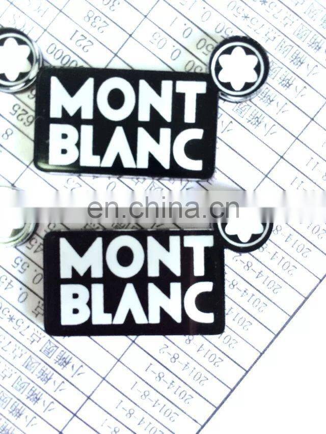 Round shape gold plated custom metal logo for MK handbags with best price