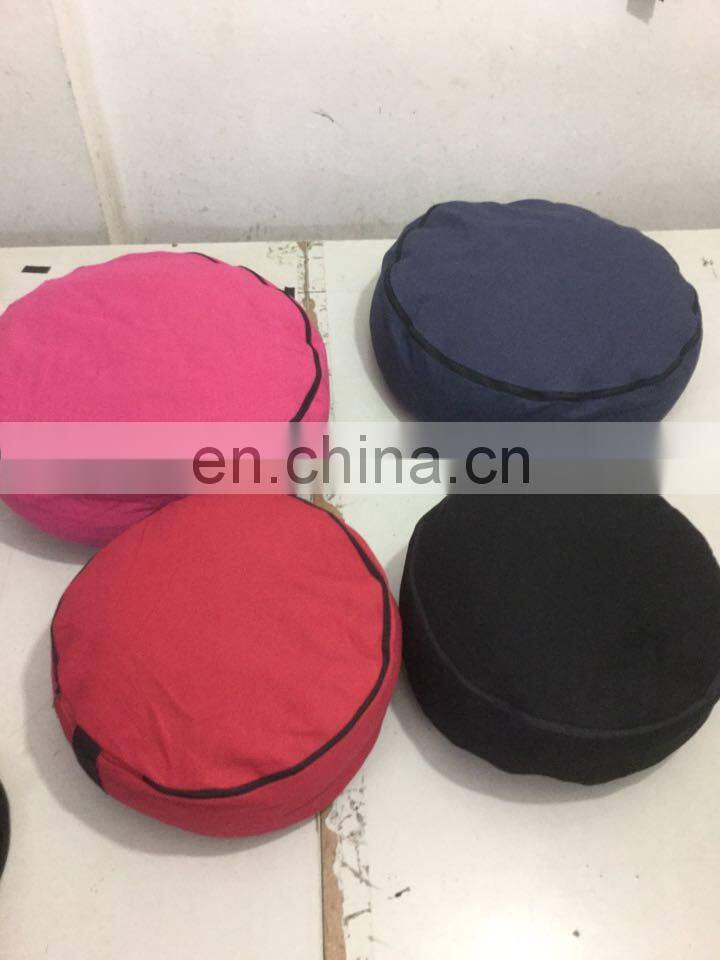 round Buckwheat Hulls yoga Meditation cushion