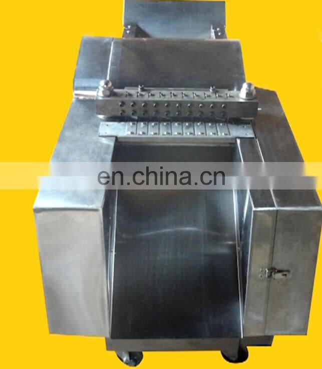 frozen meat cutting machine stainless steel duck chicken meat and bone cutting machine factory
