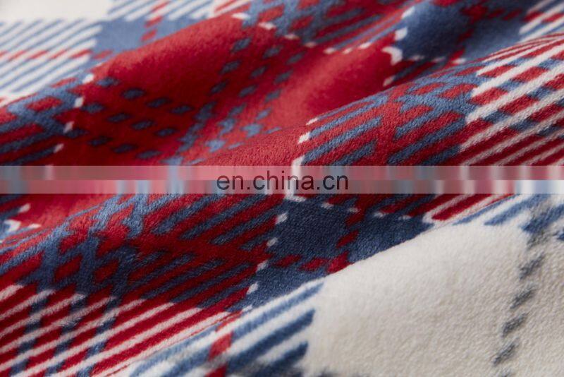 Wholesale 2019 New Design Japan Plaid Scarf Winter Sherpa Shawl