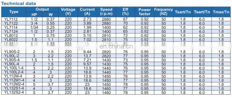 single-phase two-value capacitor motor