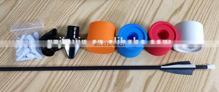 Safe Kids Toy Foam Tip Bow and Arrows Set Outdoor CS Archery Tag Shooting Game Equipment Foam Head Tip Carbon Arrow For sale