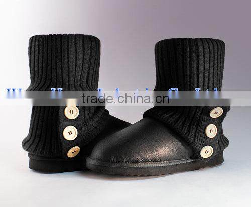 Knit boots collar snow boots for women used boots for sale