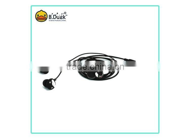 Novelty design plastic silicone rubber animal shaped earbuds with logo