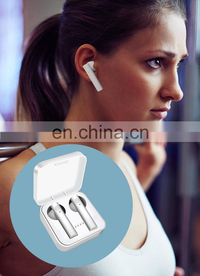 Wholesale factory Air2s acoustic earbuds handfree running headset BT 5.1 version earpieces with charging case