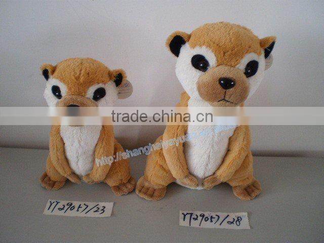 artificial plush meerkat toys