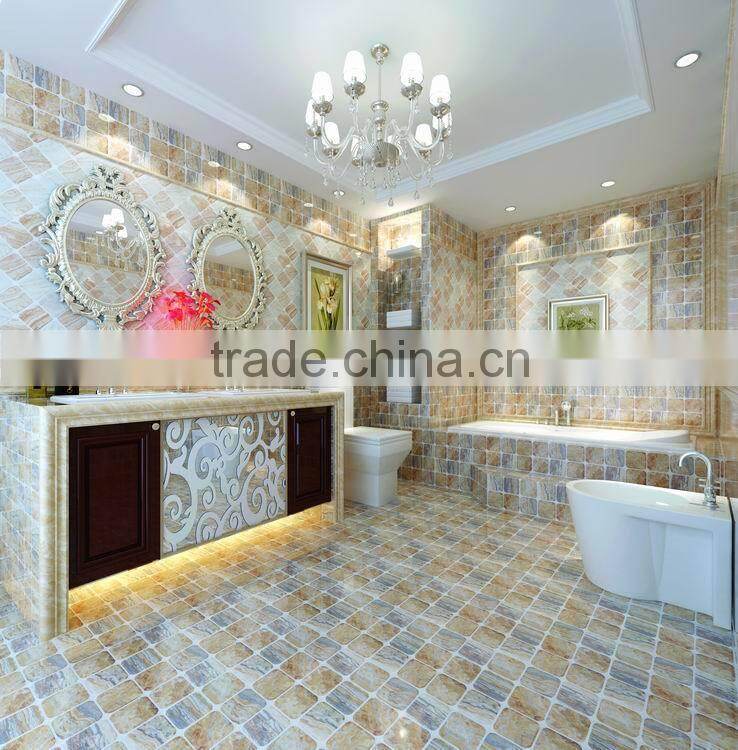 brown chinese tile for floor/cystal stone floor/interior decoration floor/wall tiles