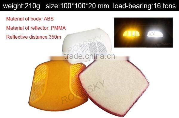 Durable Double Sides Customized 3M Reflector Plastic Road Studs
