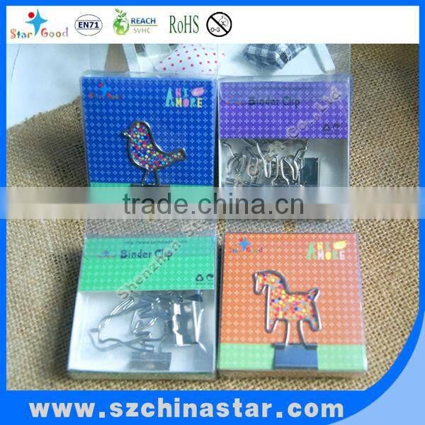 Promotional gifts customized shape PVC paper clip