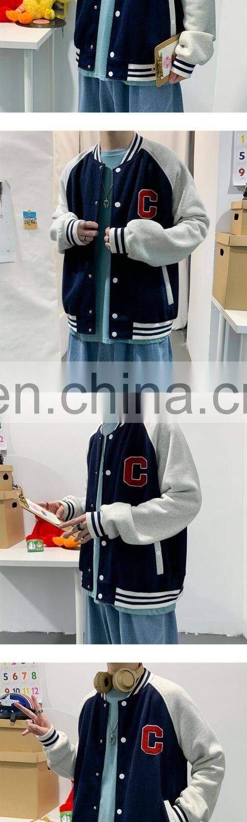 New year Christmas embroidered Mens Clothing Satin Coat Custom BomberJackets Zip Up winter Jacket