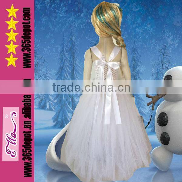 2014 Newest Snowman Costume Kids Princess Elsa Frozen Dress Wholesale