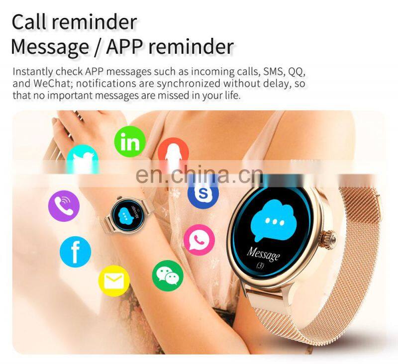 M4 Women Calories Heart Rate Full Touch Screen Call Reminders Sleep Monitor Alarm Guangzhou Smart Watch