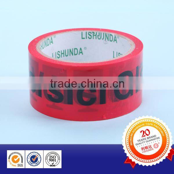 daily use caution carton packing tape bopp film