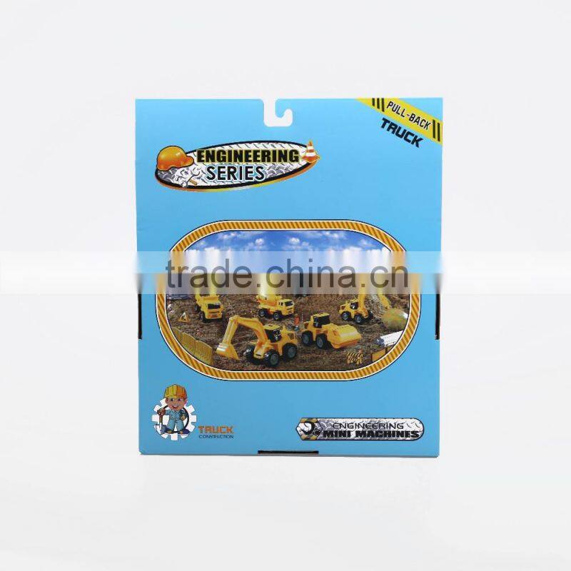 6 In 1 Mini Construction Plastic Trucks Playset