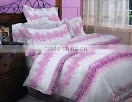 100% polyester microfiber bed sheet sets/ high quality linen bed sheet sets