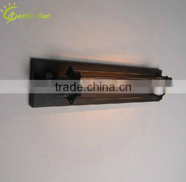 Gunmetal Grand Edison Caged Sconce Wall Lamp