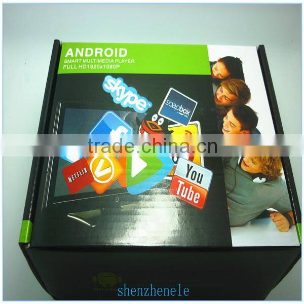 4.2.2 Quad Core Android TV Box, CS968,Web Cam, Mic,RK3188,2G RAM, 8G ROM, WiFi,Remote Control