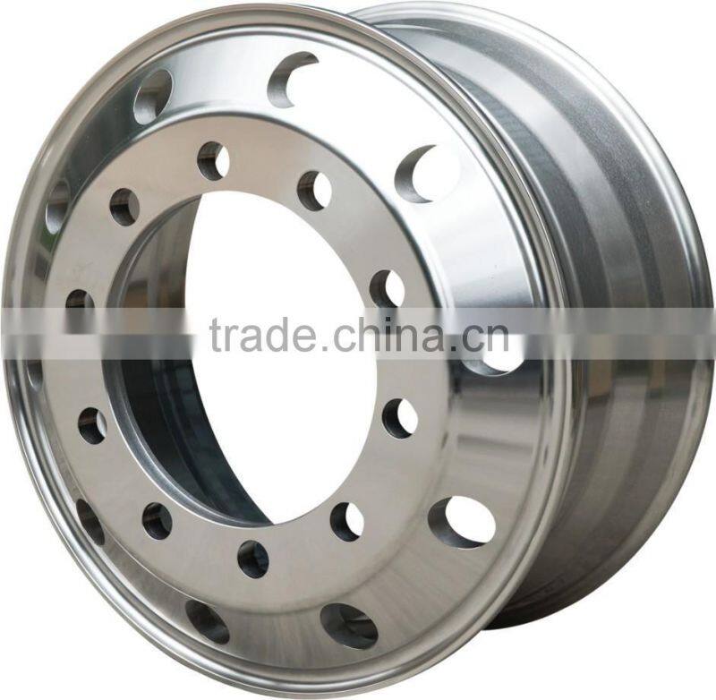 non-convergent wheel rim semi trailer/truck