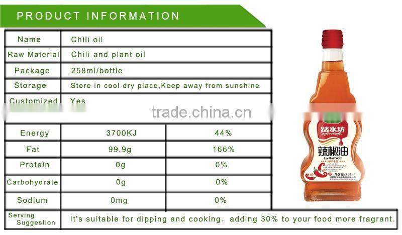 100% pure Chili oil with best price and high quality