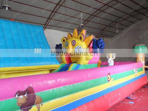 new Lion Paradise 5x8m small inflatable bouncer