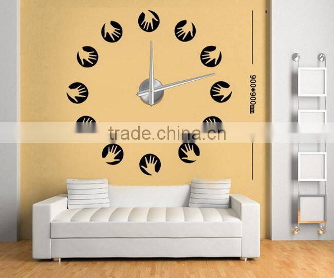 2015 new style DIY butterfly wall clock theme