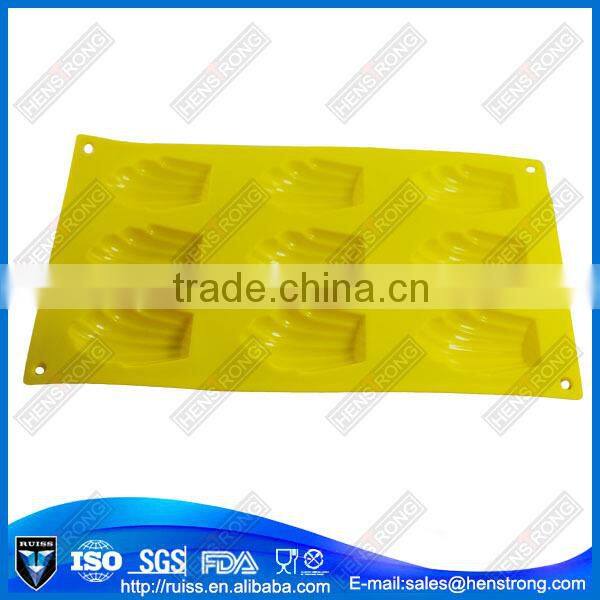 Shell shape cute silicone cookie /biscuit mould