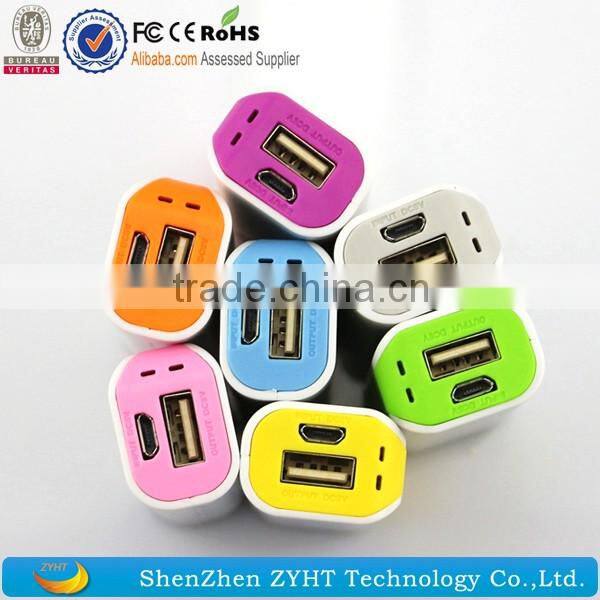 free logo 2600mah mini lipstick power bank