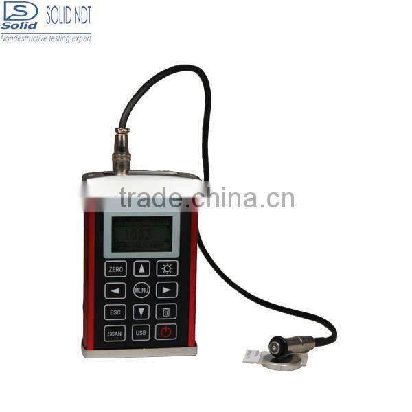 Solid popular plastic ultrasonic thickness gauge