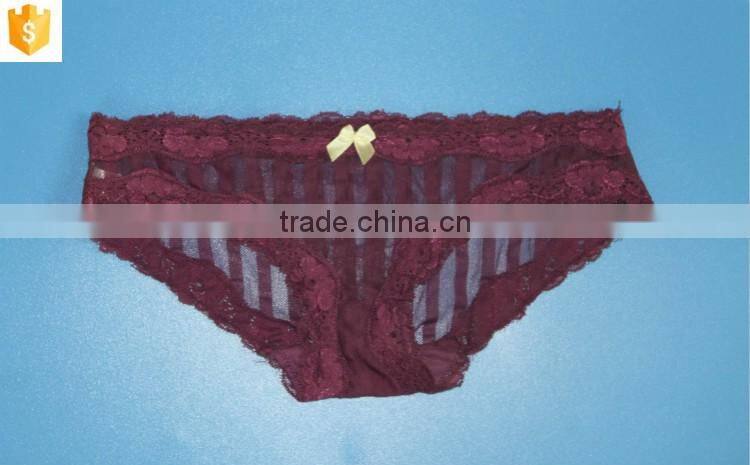 Shantou factory sexy lace underwear,sexy transparent panty nightywear