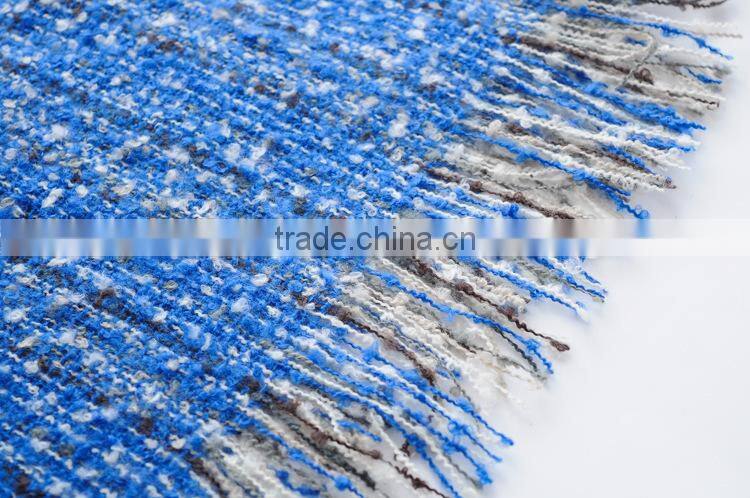 Best Selling Loop Yarns Woven Plaid Fashion Ladies Winter Shawl