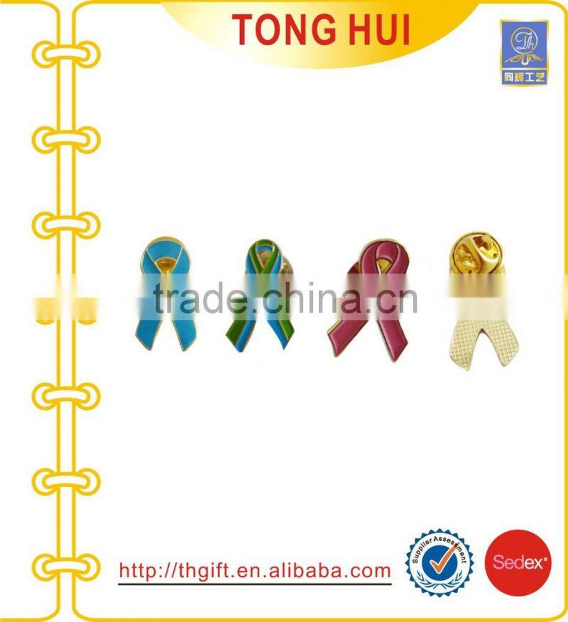 Customized Club filling Paint metal pin badges