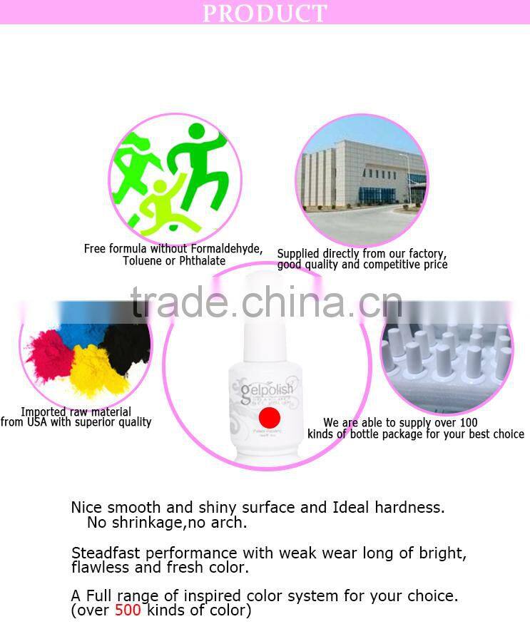 factory colored 177 colors uv gel polish, wholesale uv/led nail gel polish with free sample
