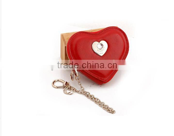 2016 lovely mini Keychain Key Holder Bag coins purse case bag