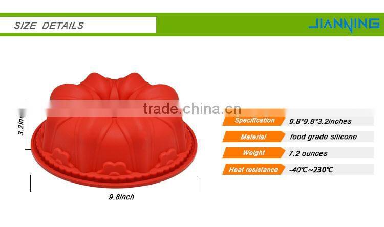 New design most popular silicone elephant shape cake mold with low price