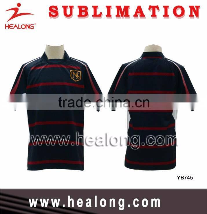 Wholesale Sublimation Custom American Rugby Shirt Jersey