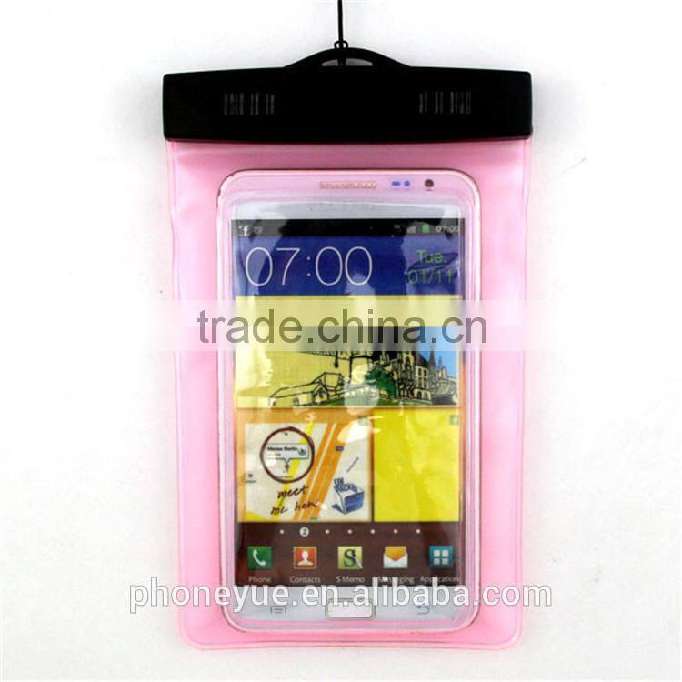 bigger size clear waterproof underwater pouch dry bag case for samsung a7