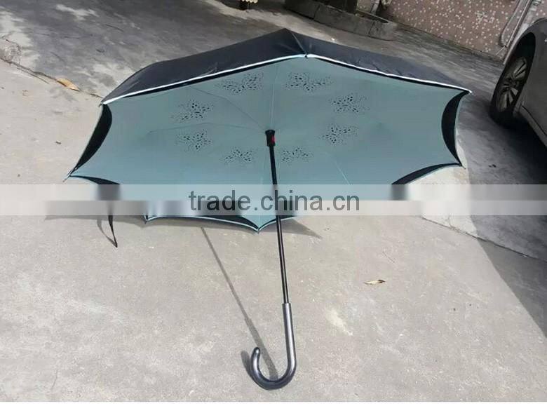Hot sale inverted upside-down umbrella manufacturer china