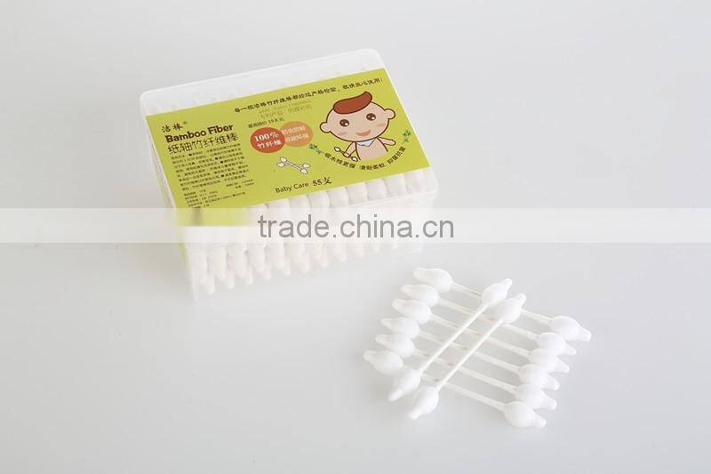 Baby bamboo fiber swabs