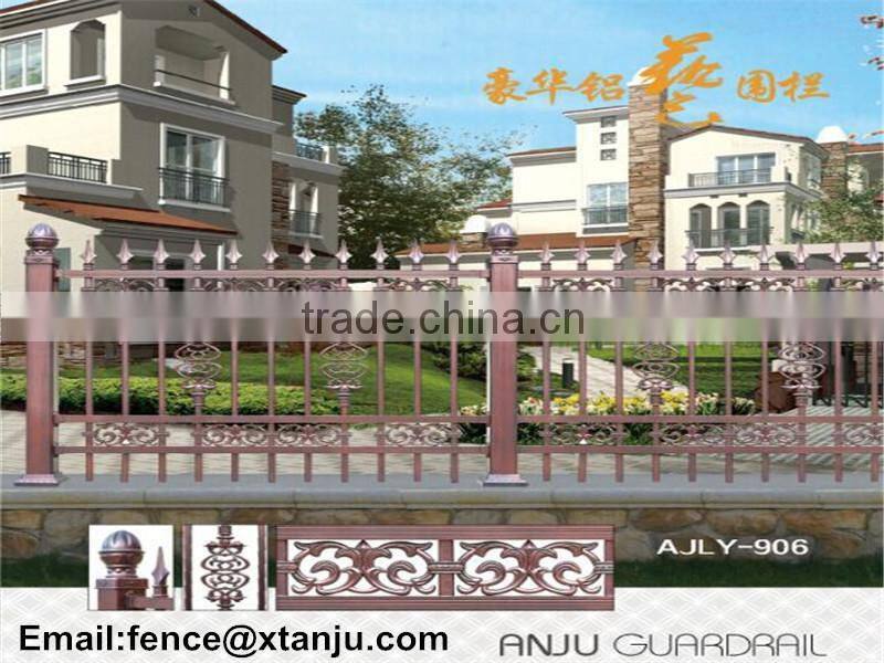 YT008 Fashion style decoration steel balcony grill designs