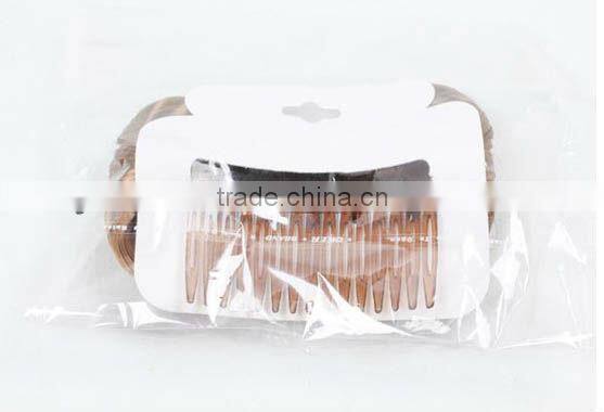 2013hot style synthetic chignon hair wig accessory with clip