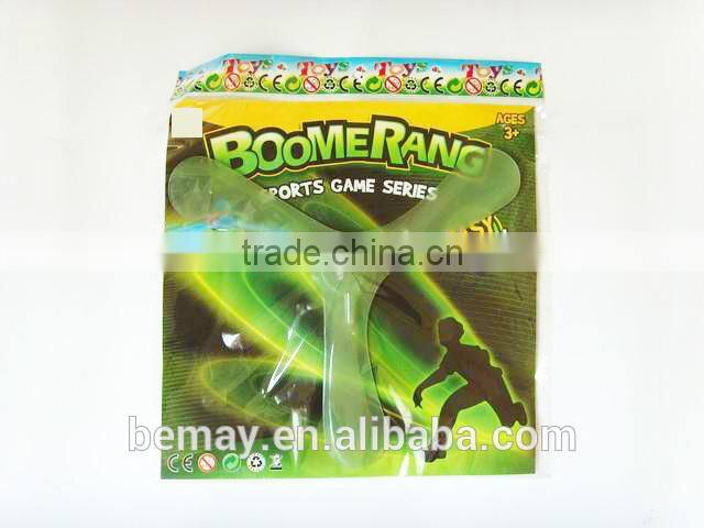 Plastic sport toy boomerang frisbee toys wholesale