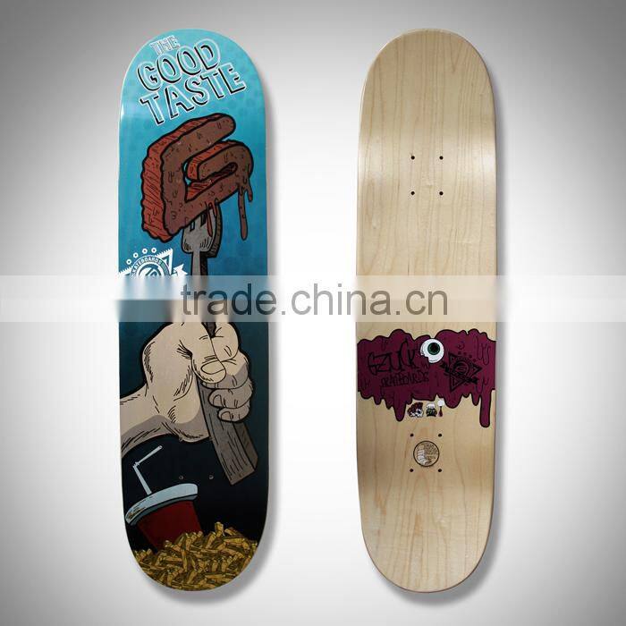 Skateboard deck, skateboard board, customized skateboard