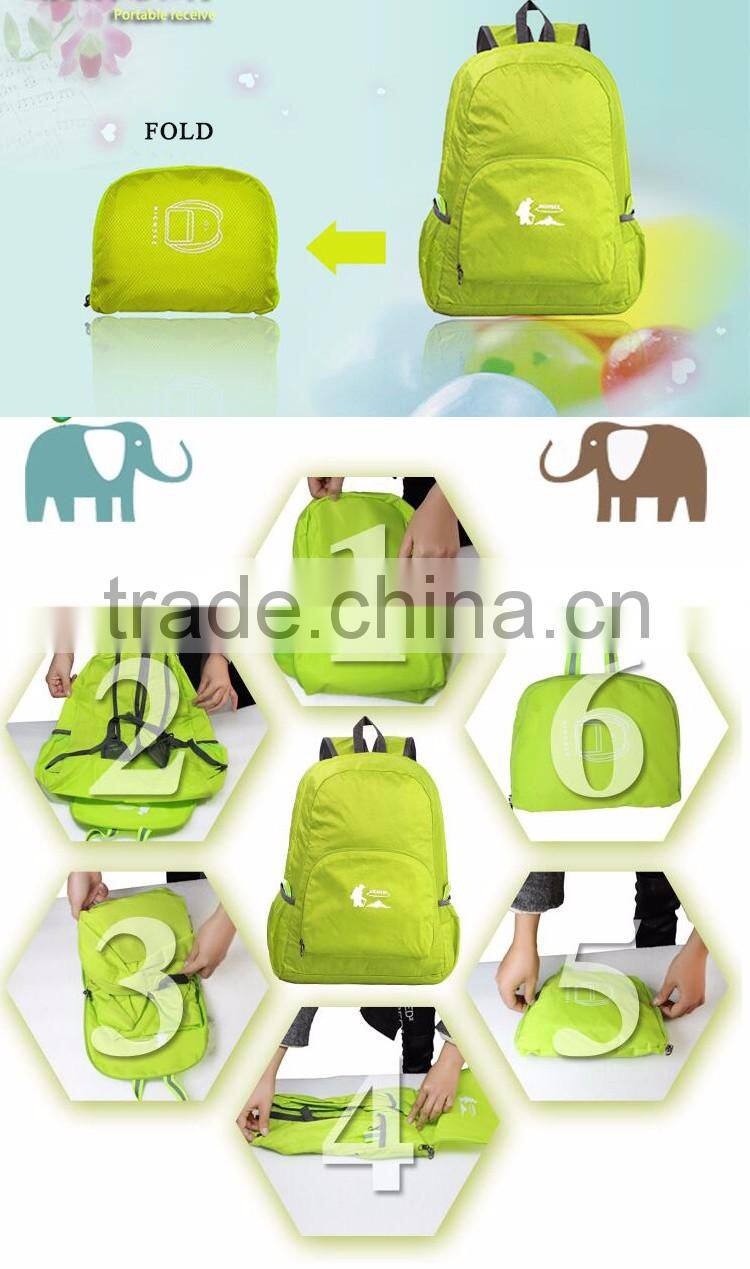 portable receive bag for ultra light backpack with can be fold