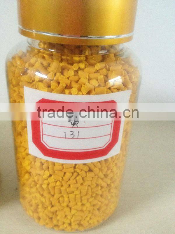 yellow masterbatch,PE masterbatch,good quality,high pigment.