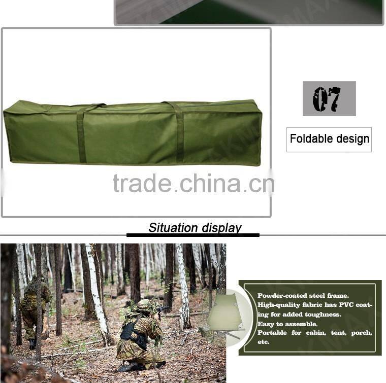 Portable army folding bed outdoor bed