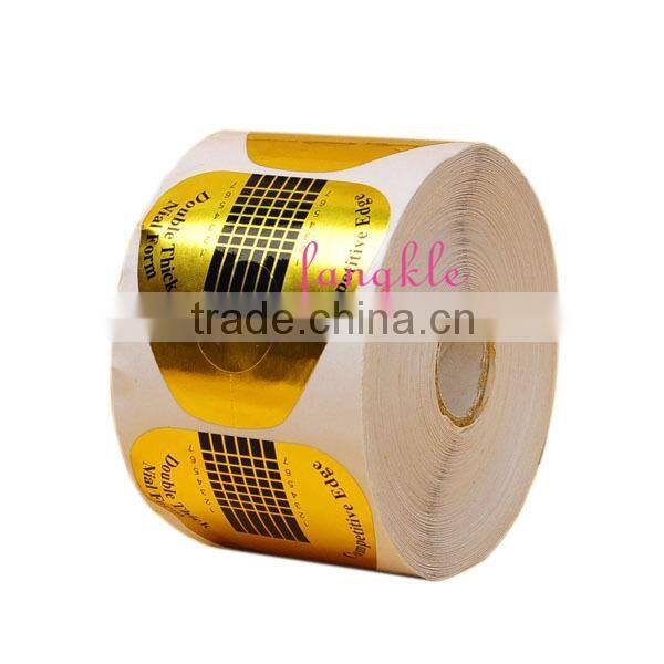 500pcs Horse toe paper acrylic nail forms for gel nails