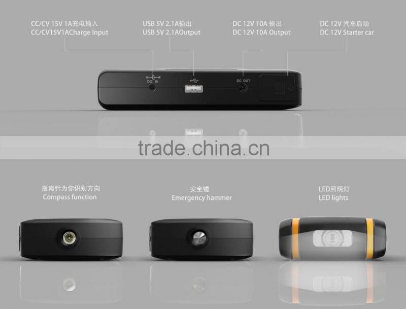 Mini multi-function car jump starter power bank