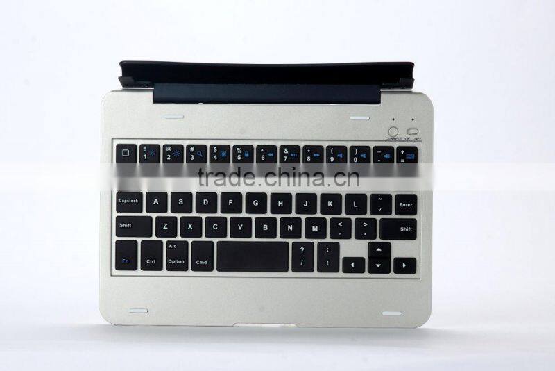 Bluefinger Bluetooth 3.0keyboard case cover for iPad Mini with detacable cover,calmshell keyboard,