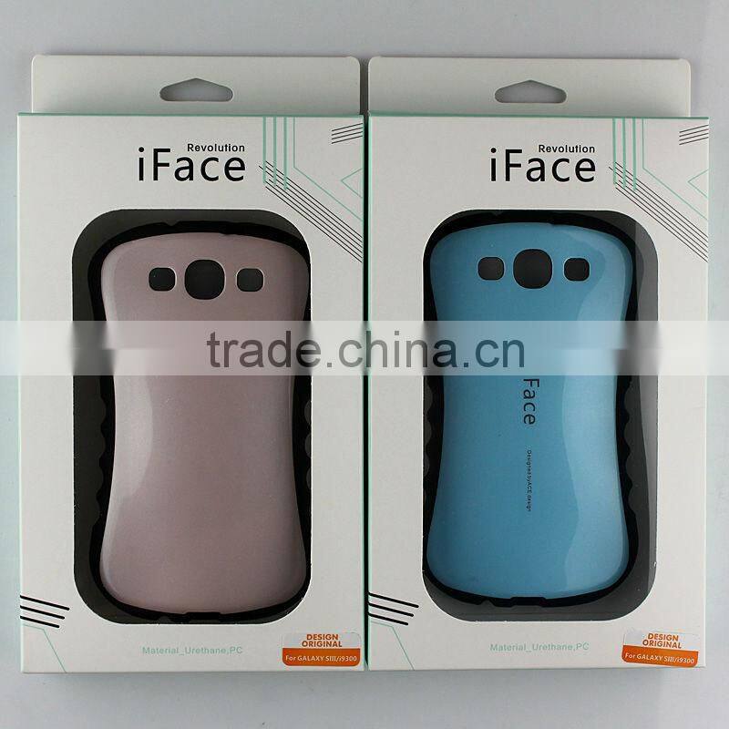 Light Blue mobile phone case with unique Carbon fiber design for iphone4/4s